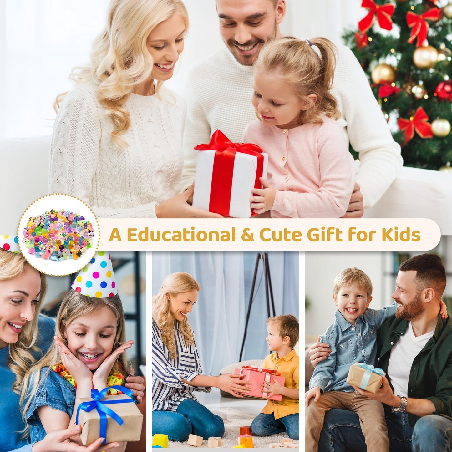 120PCS Luminous Mini Resin Animals Tiny Animals Figures to Hide, Mini Ducks Chicken Rabbits Glow in The Dark Miniature Fairy Garden Accessories, Landscape Dollhouse Decor Aquarium Potted Decoration