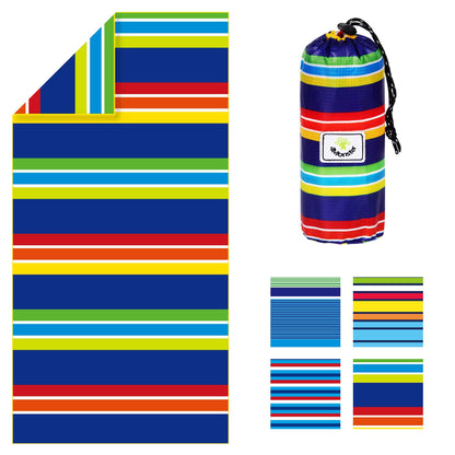 4Monster Microfiber Beach Towel Quick Dry,Super Absorbent Lightweight Travel Towel for Swimmers, Sand Free Camping Towel, Beach Towels for Pool,Swim,Water Sports,Yoga