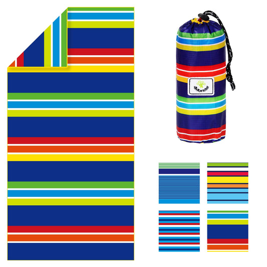 4Monster Microfiber Beach Towel Quick Dry,Super Absorbent Lightweight Travel Towel for Swimmers, Sand Free Camping Towel, Beach Towels for Pool,Swim,Water Sports,Yoga