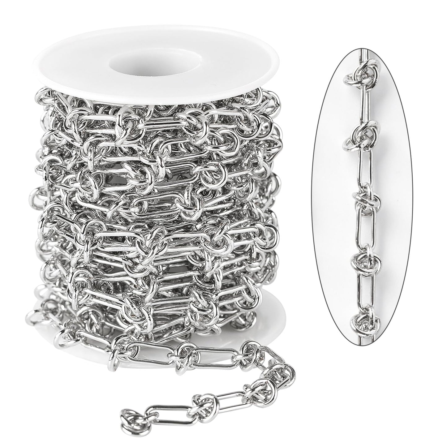 5 Meters Soldered Circle Rolo Chains Bulk 16K Gold Plated Iron Jewelry Chain Roll Jewelry Making Chain Supplies DIY Crafts Chain