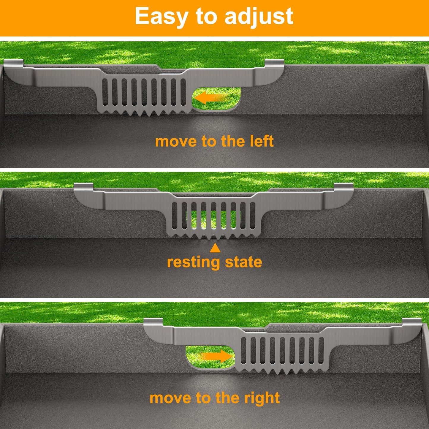 Grease Gate Spatula Holder for Blackstone Griddle,11.8 Inch Magnetic Design Stainless Steel Grease Trap Grill Food Mesh Screen Block Hold Rack Griddle Accessories for Blackstone(Black)