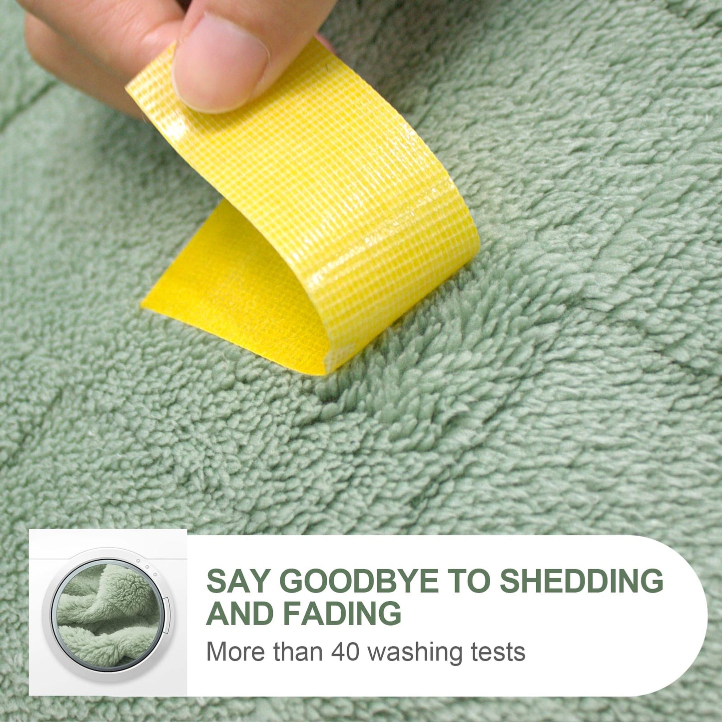 IVAPUPU Ultra Soft Throw Blanket - Checkered Fluffy Blanket for Couch, Flannel Fleece Throw Blankets for Bed, Double Layered Thick Blanket Sage Green Throw, 50x60 Inches