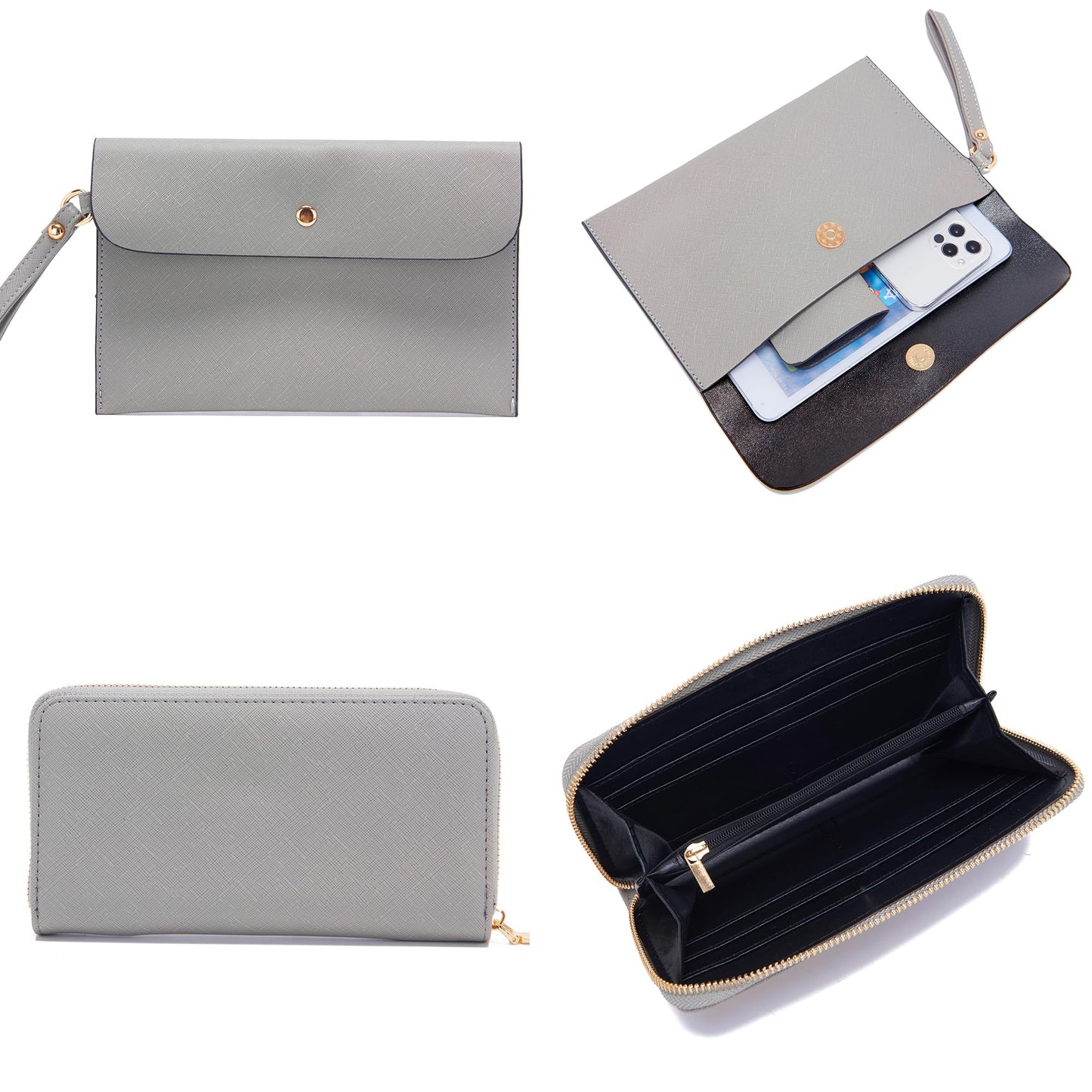 Soperwillton Handbags and Purses for Women Shoulder Tote Bags Top Handle Satchel Purse Set 5pcs