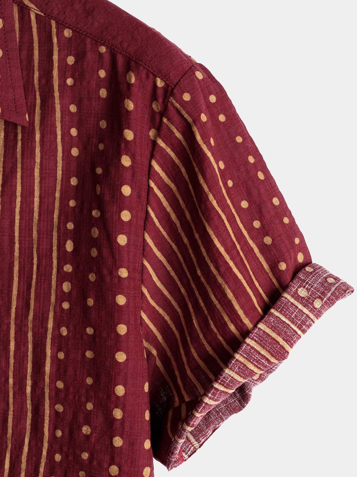 VATPAVE Mens Casual Short Sleeve Button Down Shirts Regular Fit Hawaiian Summer Shirt XX-Large WineRed