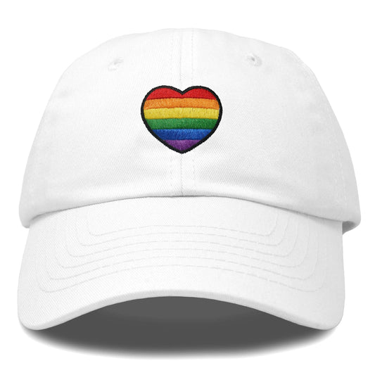 Embroidered Pride Hat LGBT Cap Low Profile Distressed Dad Hat