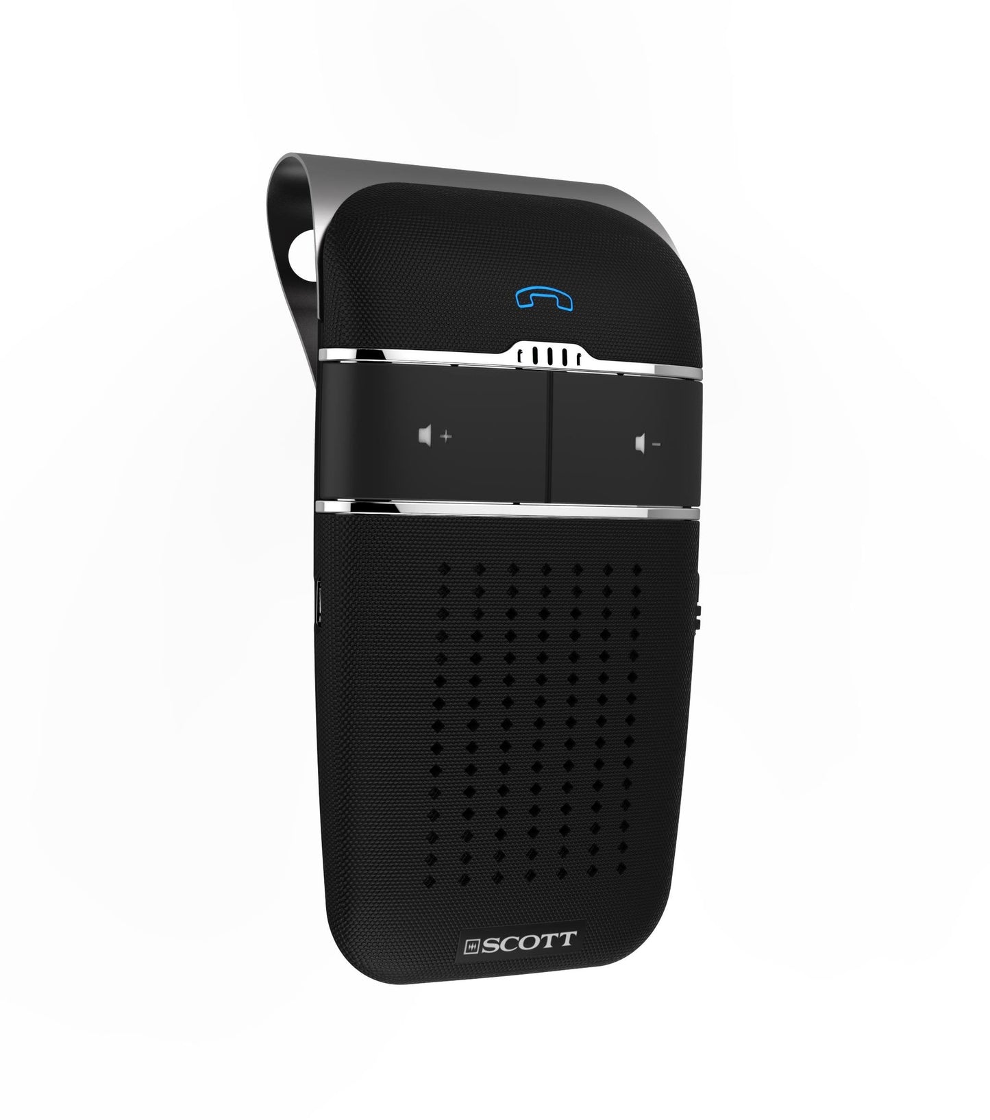 Emerson Radio HH Scott Bluetooth Hands-Free Car Speakerphone, Magnetic Phone Mount, S100103, Black