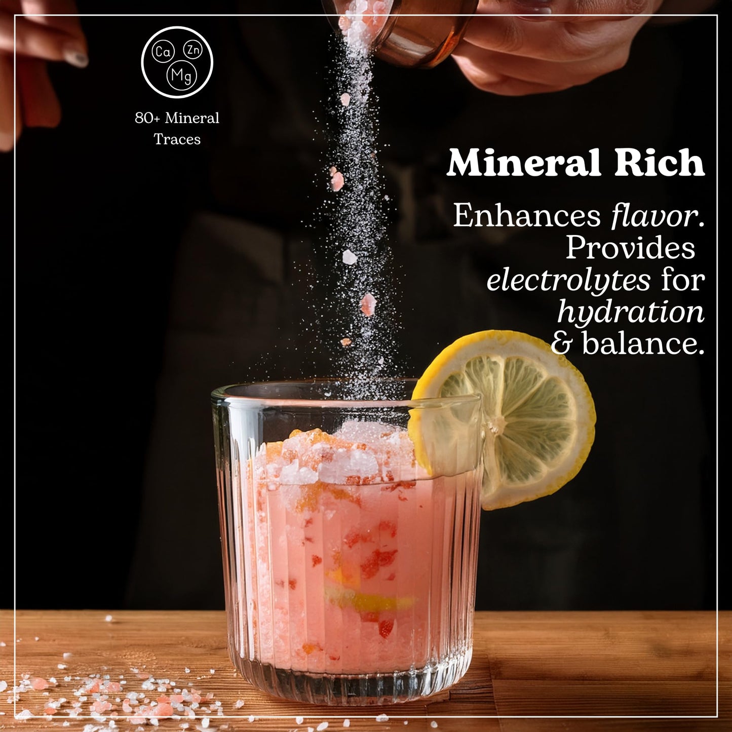 Mobass Himalayan Pink Salt – 2.2 lbs (35.2 oz) Fine Grain Resealable Pouch | 100% Natural & Unrefined | Rich in 84+ Trace Minerals | Ideal for Cooking, Bath Soaks, and Wellness