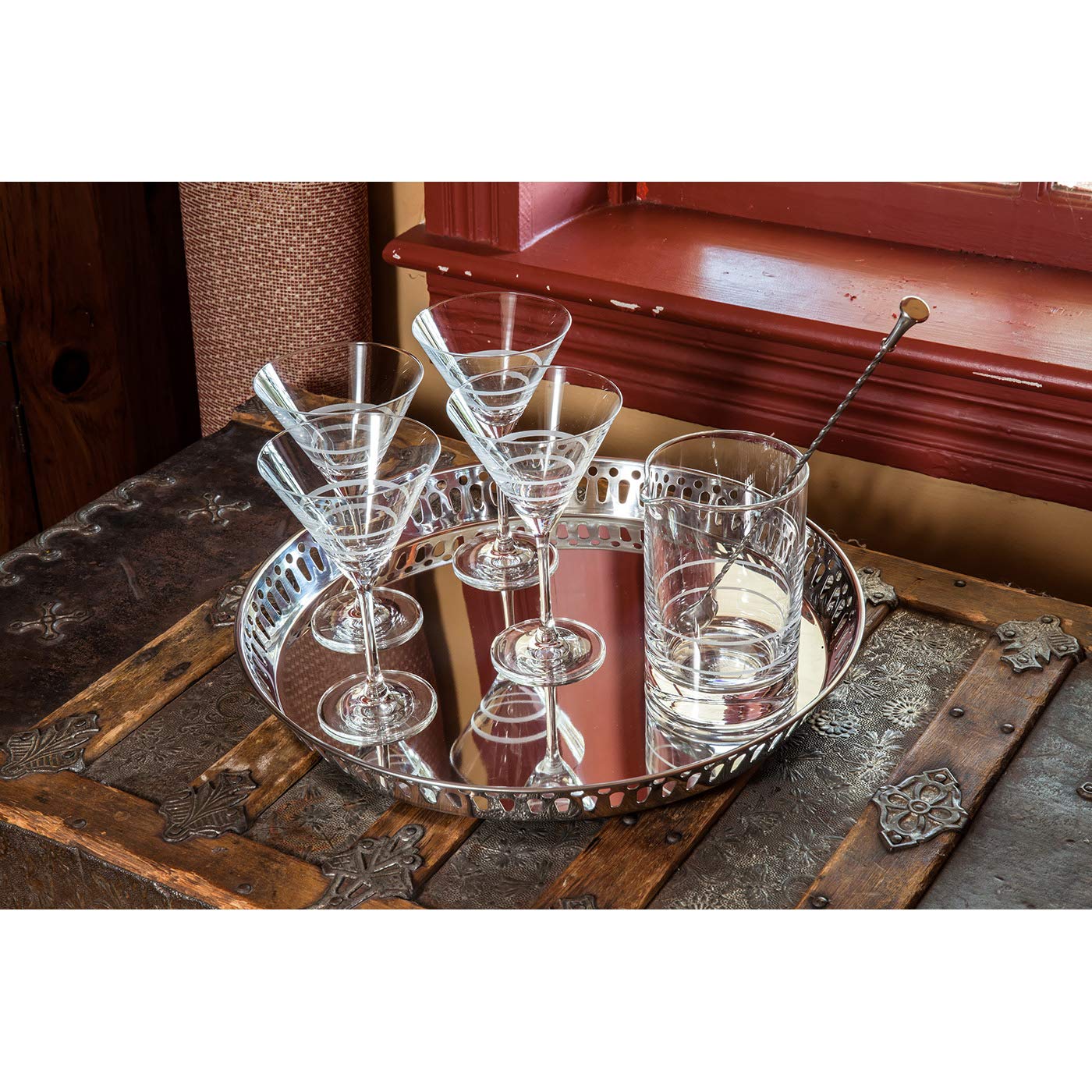 Crafthouse by Fortessa Professional Barware by Charles Joly, Etched Schott Zwiesel Tritan 25.5 oz Cocktail Mixing Glass,Clear - CRFTHS.119724