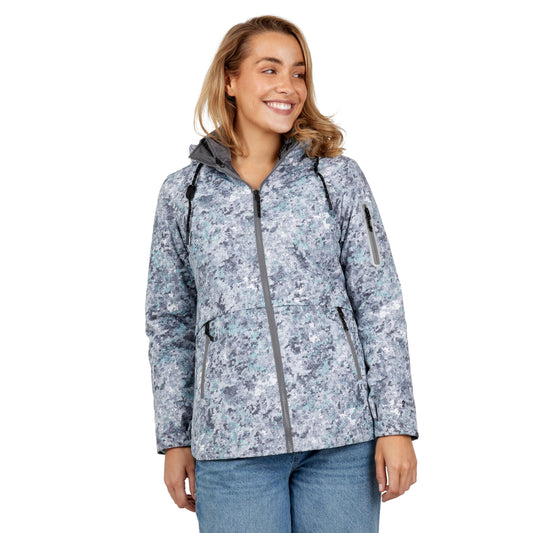 Free Country Women's All Weather 3-in-1 Systems Jacket Dove Granite M