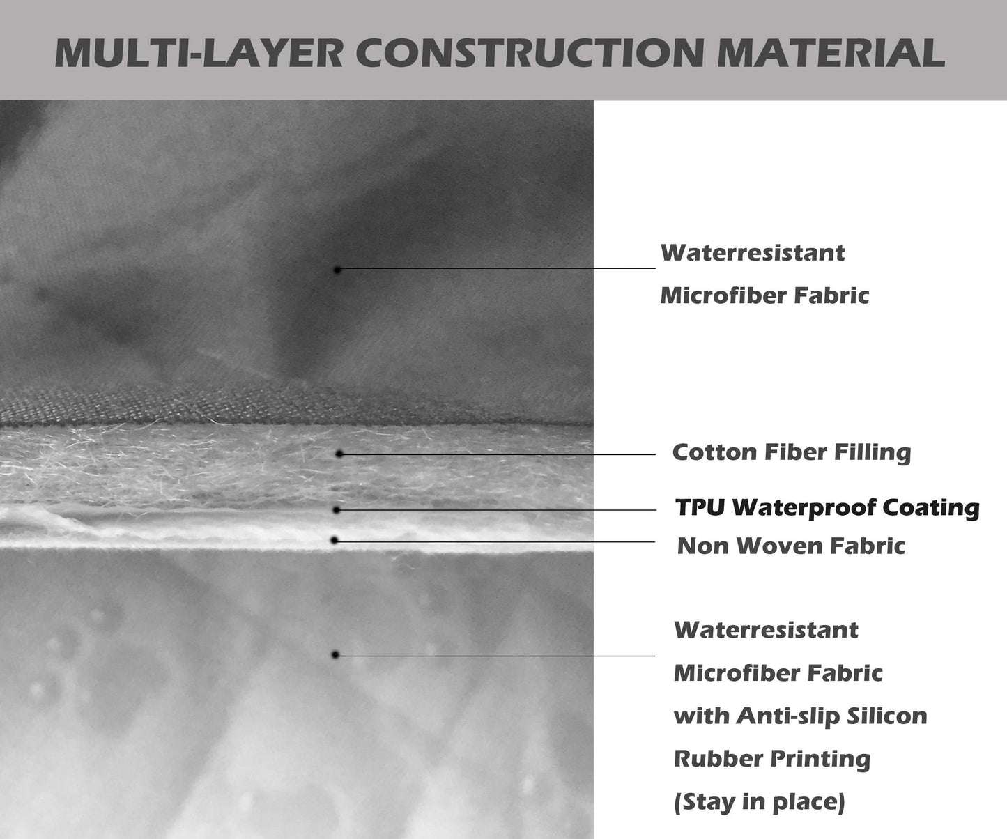 Ameritex Waterproof Nonslip Recliner Cover Stay in Place, Dog Chair Cover Furniture Protector, Ideal Recliner Slipcovers for Pets and Kids (Beige, 23")