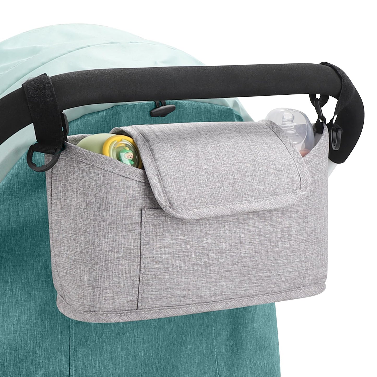 Accmor Universal Stroller Organizer, Stroller Bag Caddy Organizer, Stroller Organizer Accessories for Uppababy, Baby Jogger, Nuna, Doona, Britax Strollers