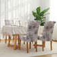 FORCHEER Dining Room Chair Covers for Dining Room Set of 4,Stretch Dining Chair Cover for Dining Room Kitchen Washable Removable(4Pack,Printed Geometric Pattern)