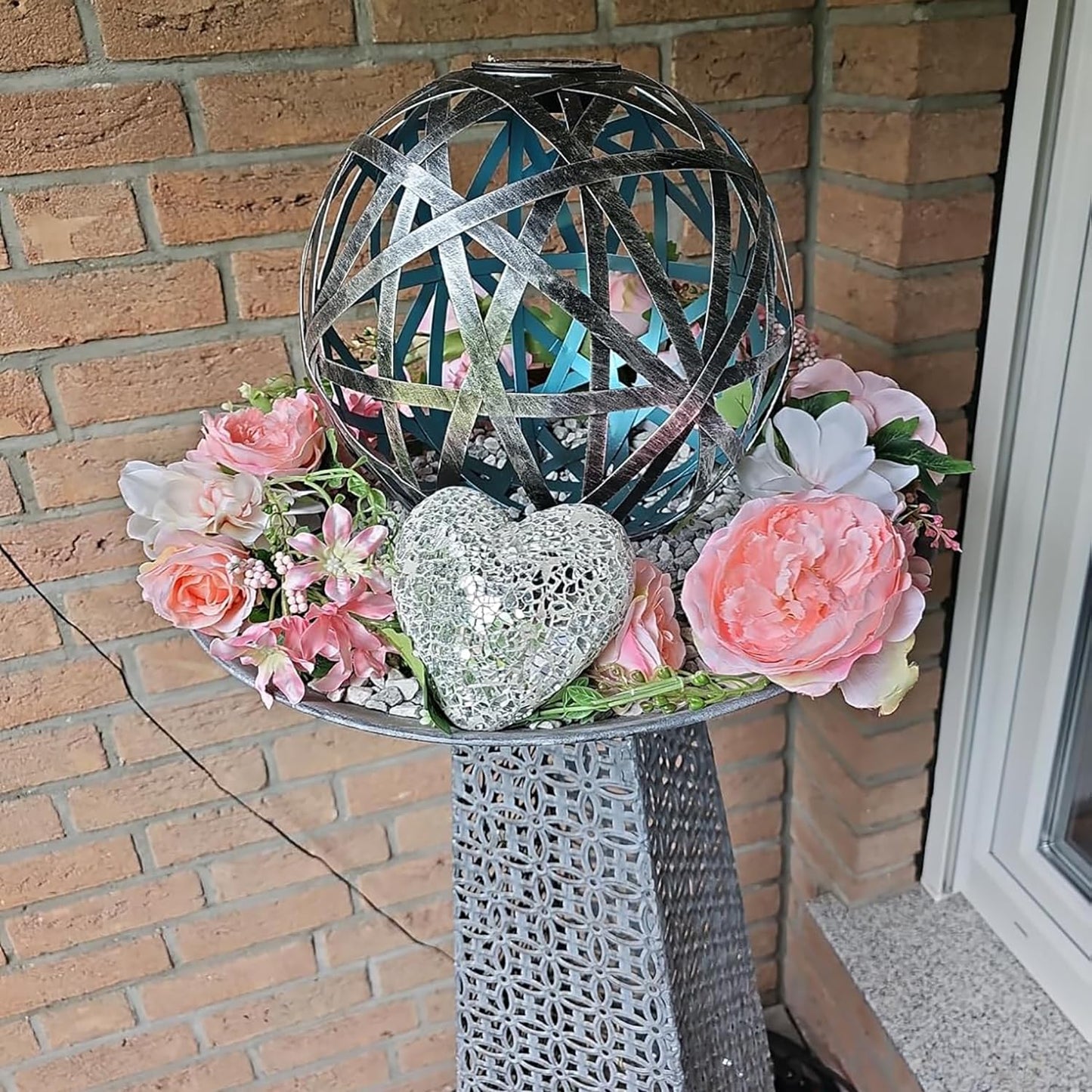 Blush Peony Flowers, OrgMemory Rose Flower Vine, Light Pink Flower Garland, 6' Floral Garland for Wedding Decor Home Table Runner Mantle Decoration