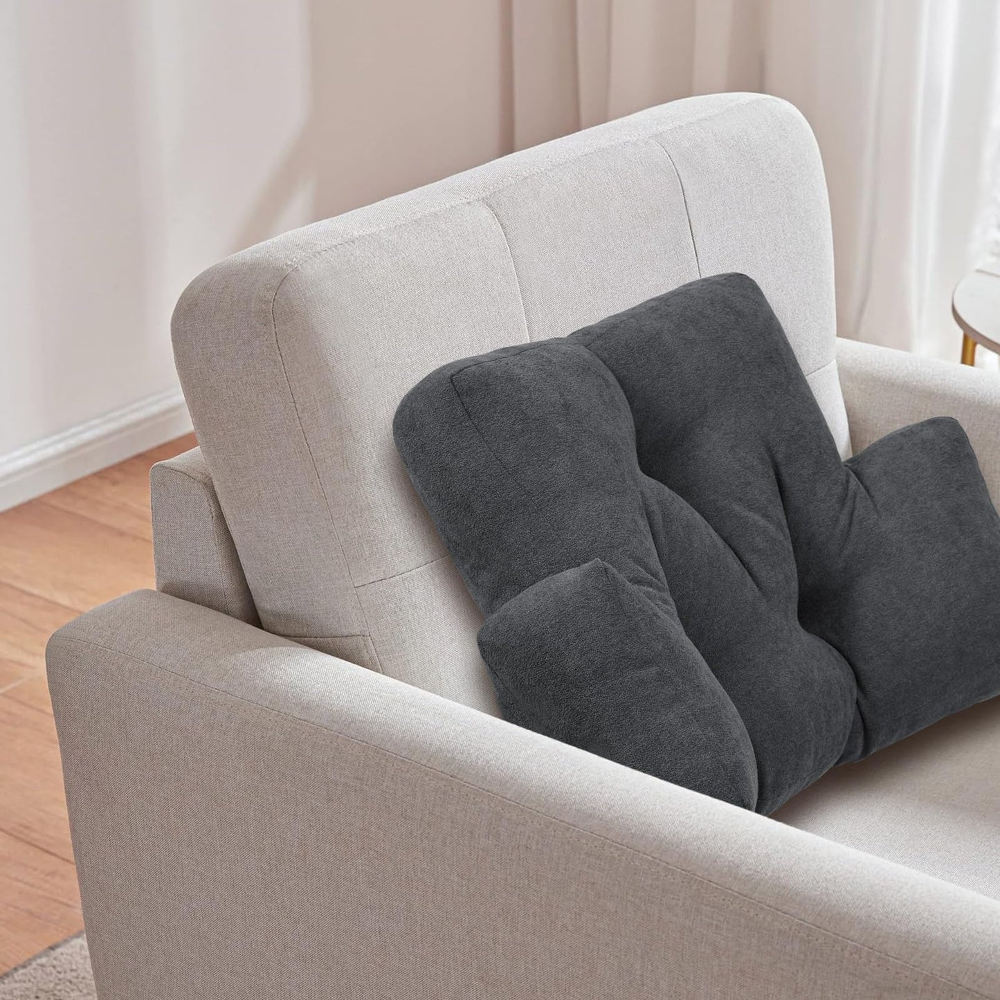 TANYOO Back Pillow for Recliner Lumbar Support Pillow Soft and Fluffy Back Support Cushion Thick Lumbar Cushion for Chairs, Recliners,Sofa, Couch and Bed for Pain Relief