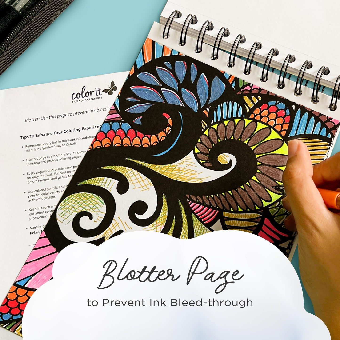 ColorIt Traveling Doodles Illustrated By Virginia Falkinburg