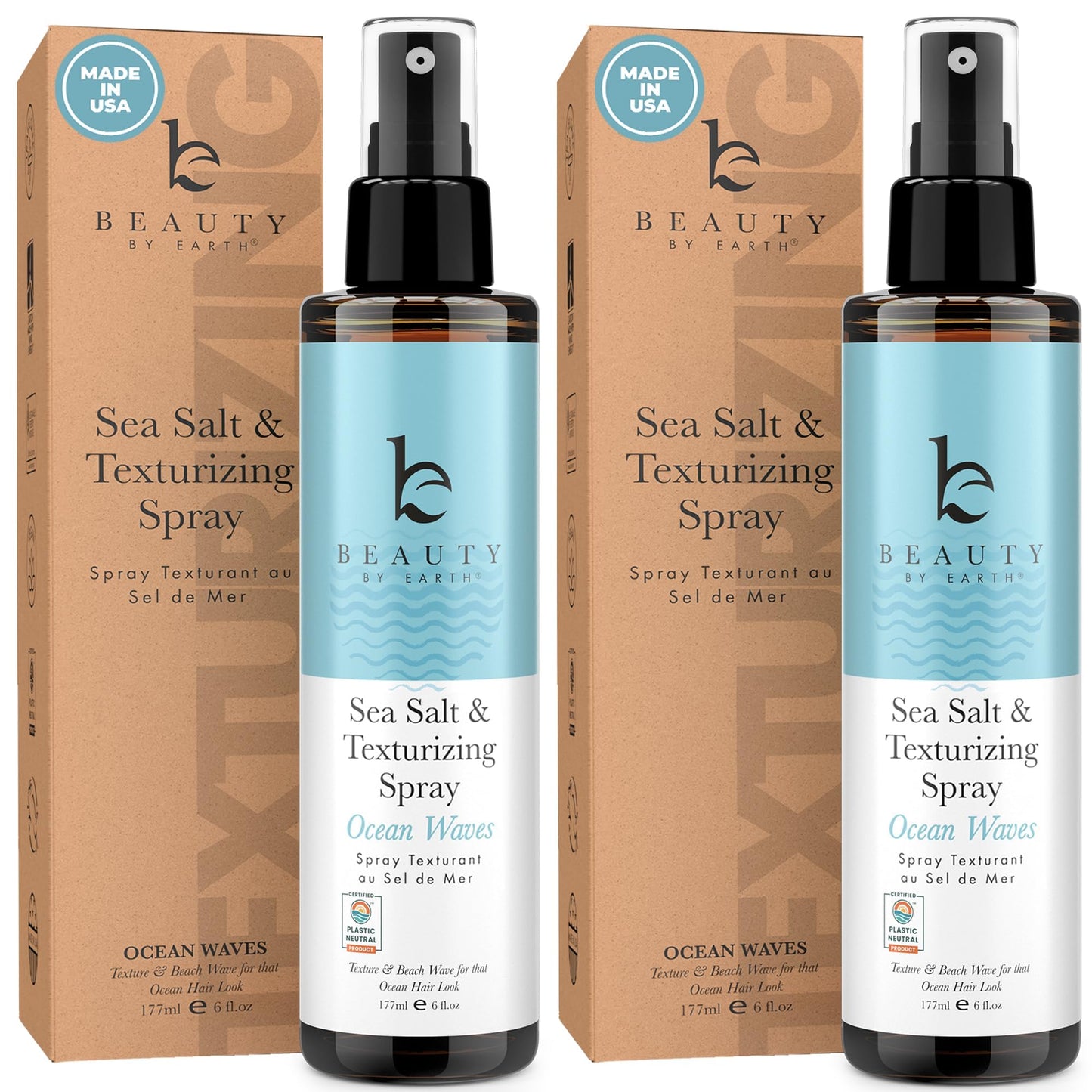 Sea Salt Spray for Hair - Texture Hair Spray for Men & Women, Seasalt Water for Beach Waves