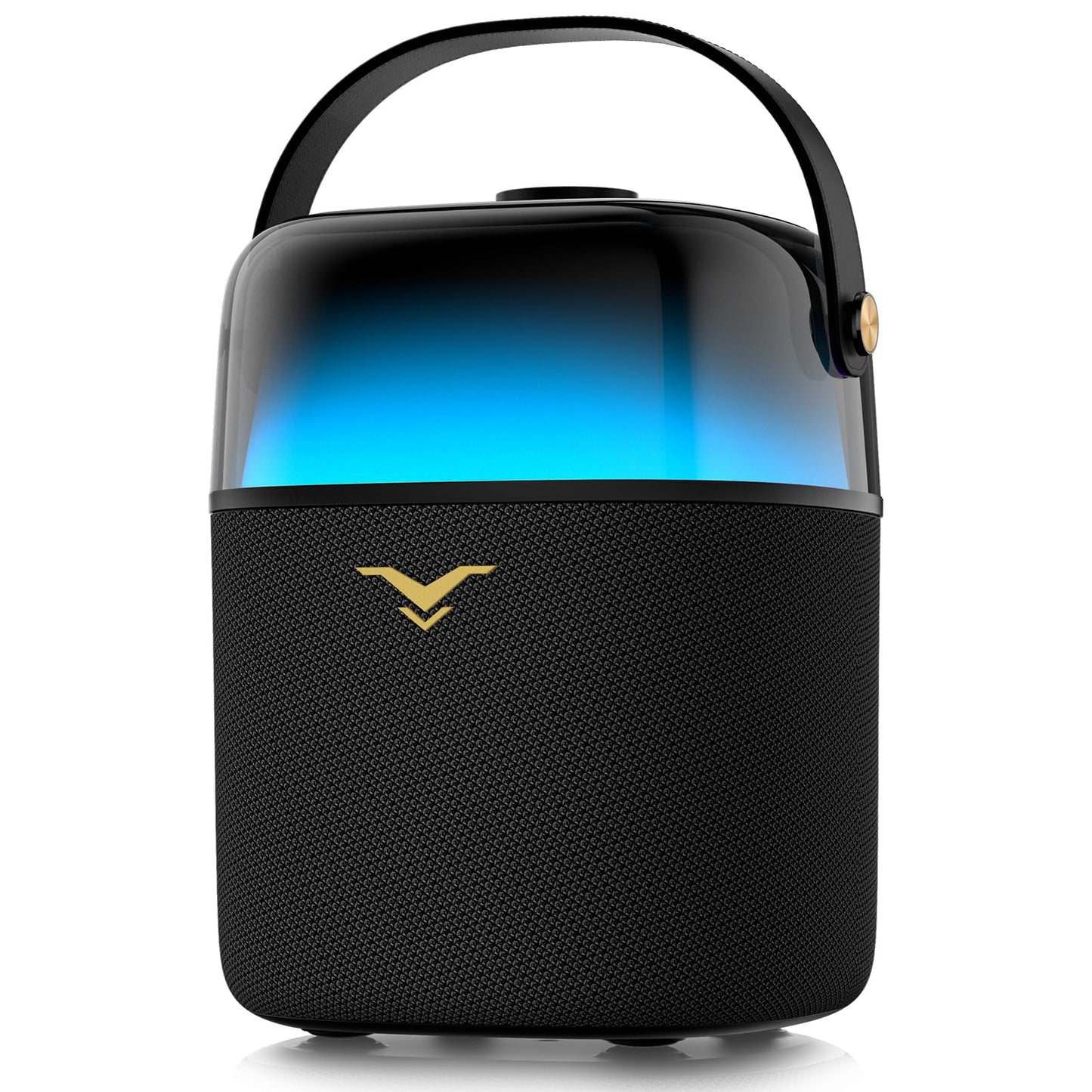 Bluetooth Speakers, 50W(80W Peak) Portable Wireless Speaker with 360-degree LED Light Show, Loud Stereo Sound with Active Bass & Treble, IPX5 Waterproof Speaker for Outdoor, Home Party, Camping, Beach