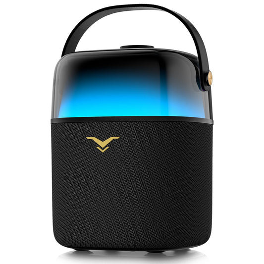 Bluetooth Speakers, 50W(80W Peak) Portable Wireless Speaker with 360-degree LED Light Show, Loud Stereo Sound with Active Bass & Treble, IPX5 Waterproof Speaker for Outdoor, Home Party, Camping, Beach