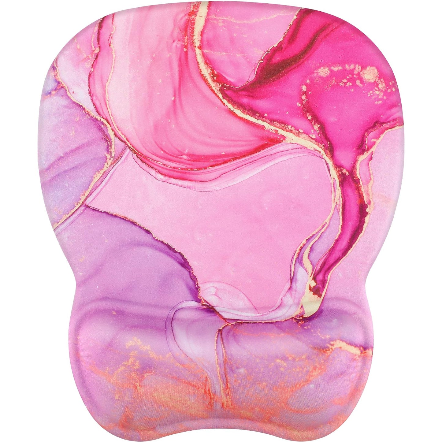 MROCO Ergonomic Mouse Pad with Gel Wrist Rest, Comfortable Mousepad with Smooth Wrist Support Surface and Non-Slip PU Base for Pain Relief, Computer, Laptop, Office & Home, 9.4 x 8.1 in, Black Color