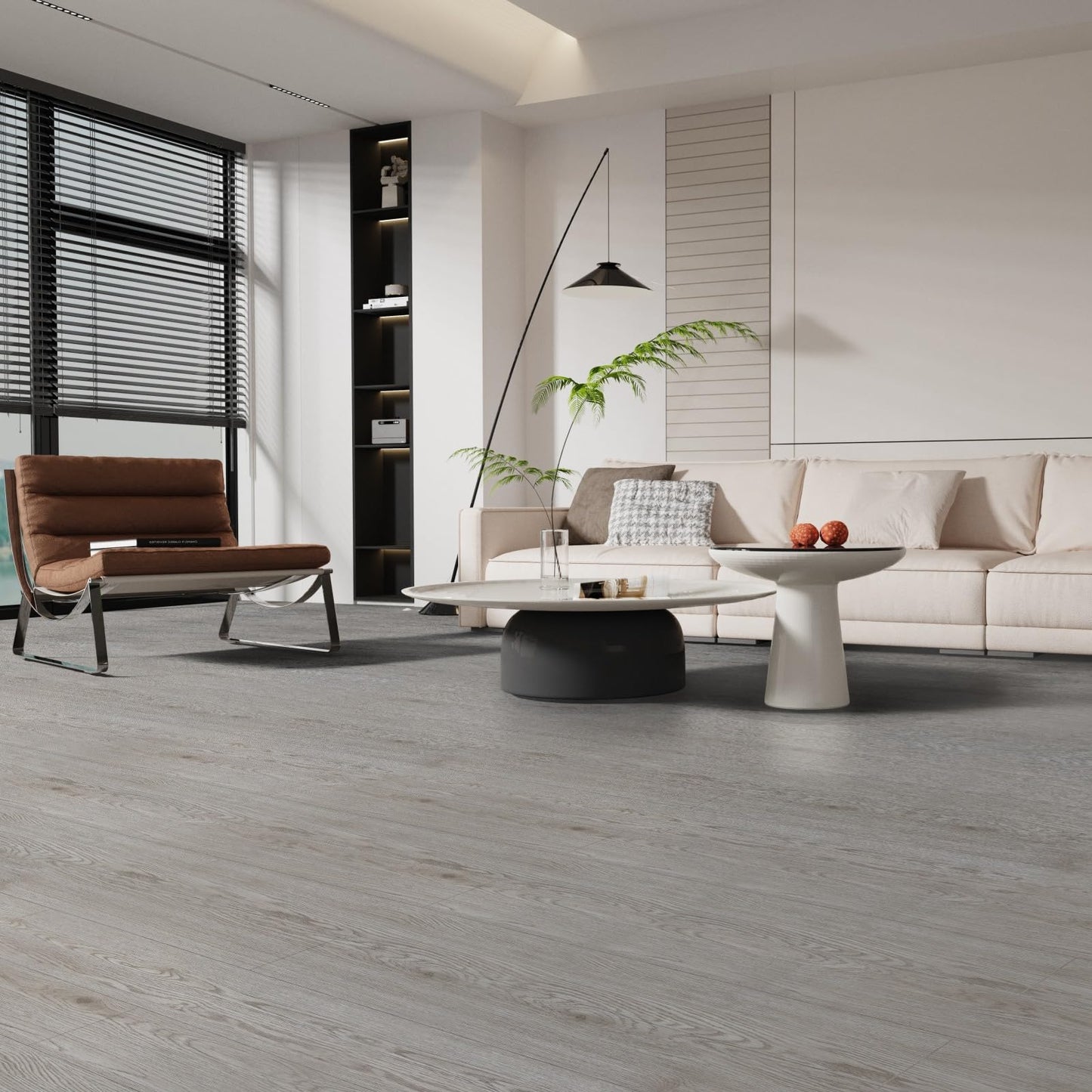 Durteljana 3D Peel and Stick Vinyl Floor Tile Roll Wood Plank Sticker 23"x393"/64 Sq.Ft, for Home Apartment Room Self Adhesive Easy DIY Removable Waterproof Thicken Floor Covering Dark Wood