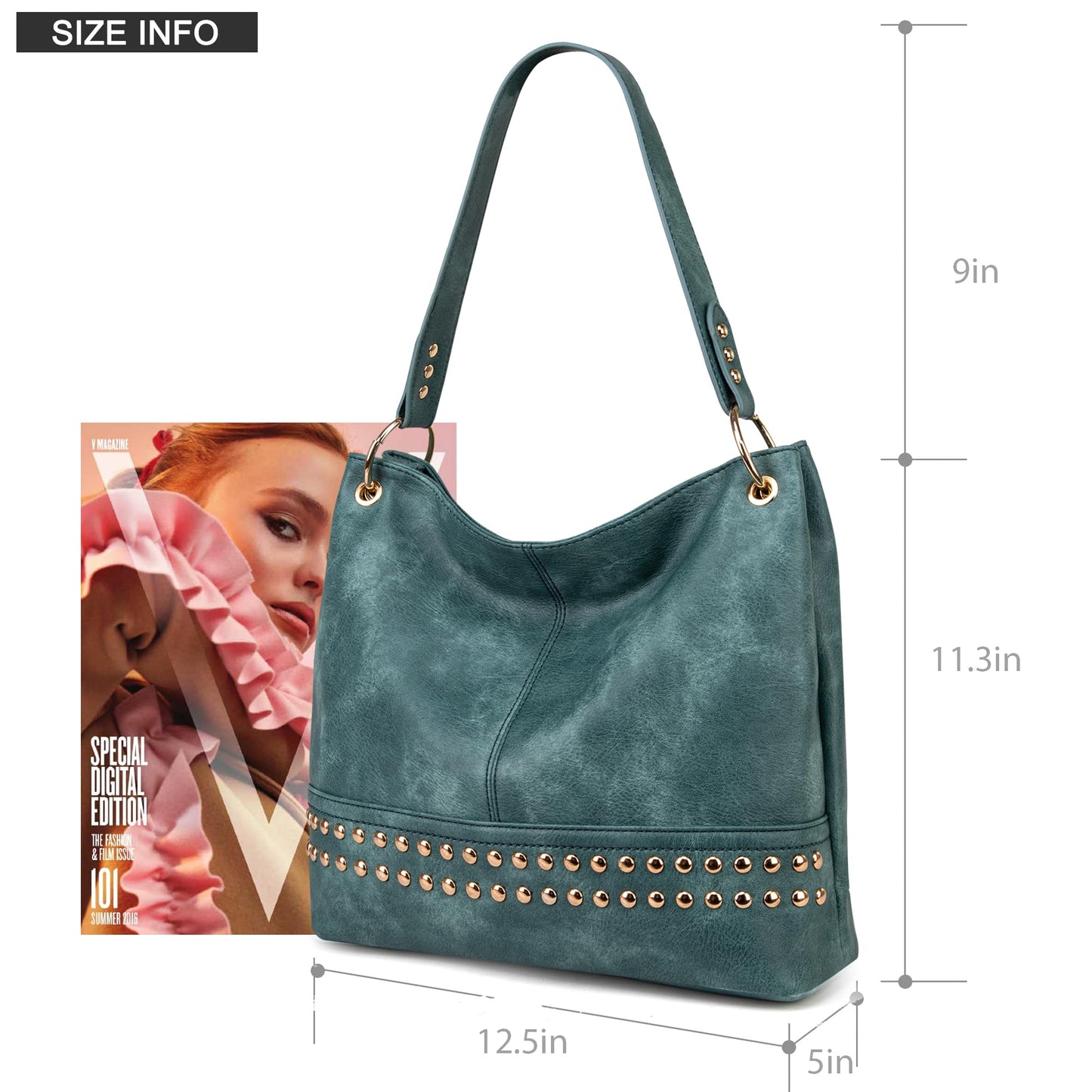 Montana West Large Hobo Bag Leather Purses and Handbags for Women Top Handle Shoulder Satchel Handbags Leather Tote Purse for Women MWC-047DTQ