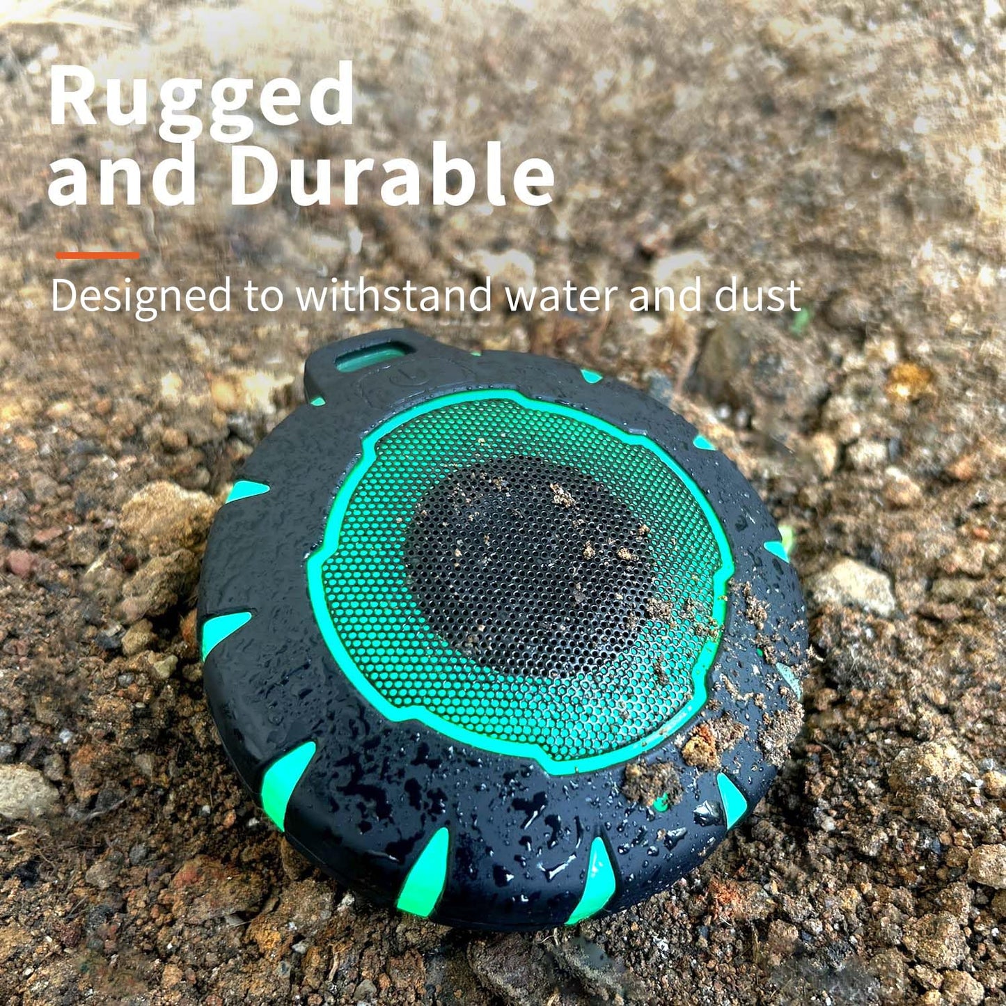 HEYSONG Waterproof Shower Bluetooth Speaker, Durable & Portable with Clear Sound, Ideal for Shower, Pool, Beach & Kayaking – Great Gift for All Ages