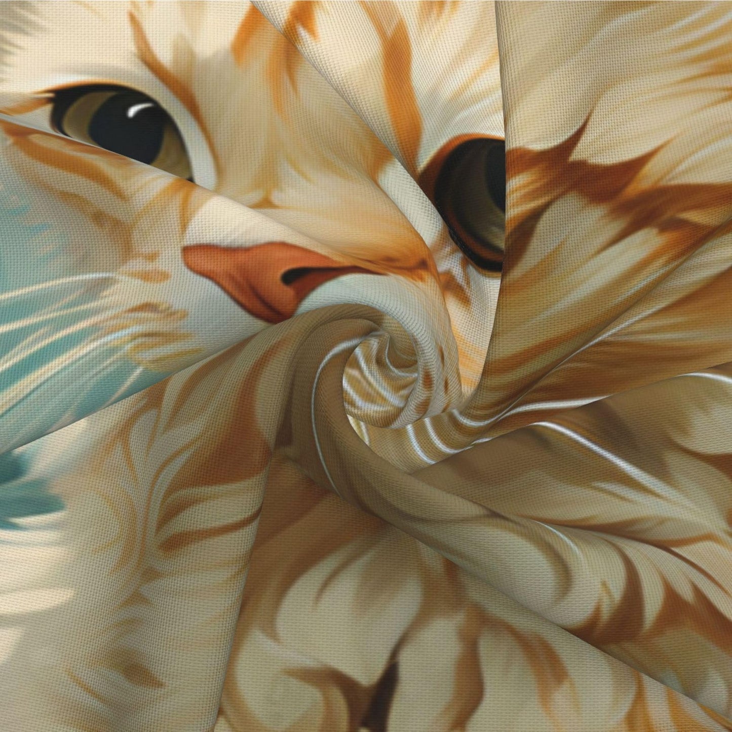 Yansipor Cat Paint 18x18 Pillow Cover, Healthy & Breathable Cotton Linen Throw Pillow Case, Decorative Cushion Cover for Couch, Sofa, Or Bed - Eco-Friendly, Soft, and Durable for Home Décor