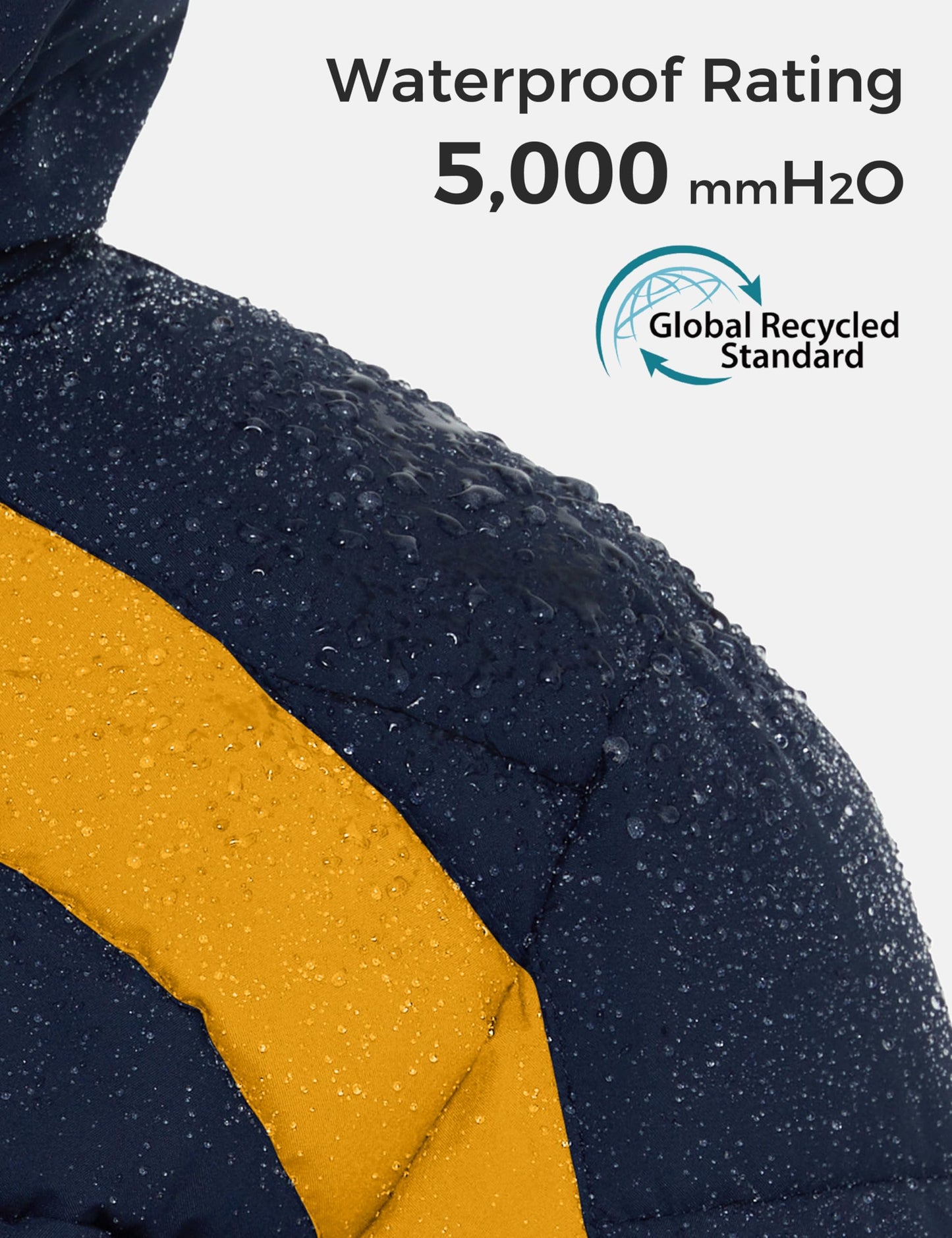 ZSHOW Boys' Hooded Puffer Jacket Fleece Lined Padded Winter Coat(Navy & Yellow,10-12)