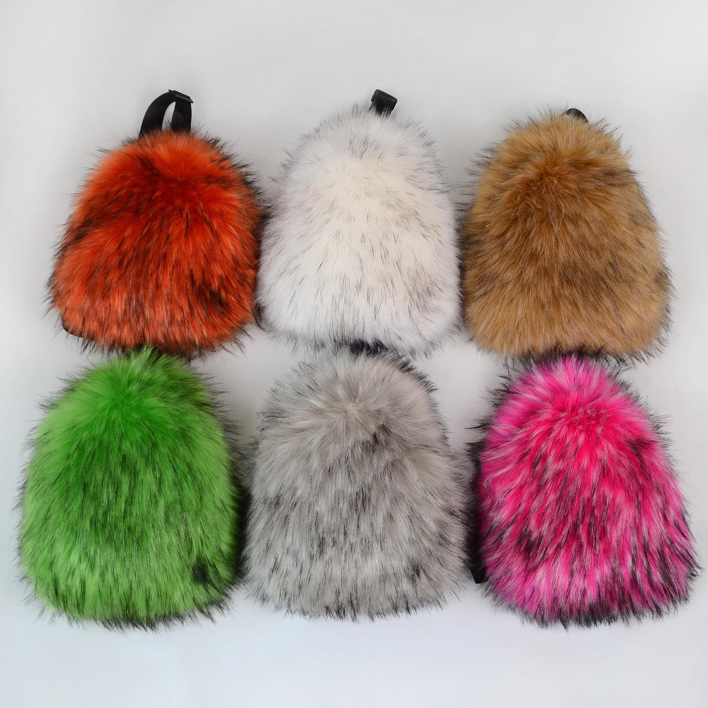 WOVOIE Sling Bag for Women Crossbody Chest Bag Cute Purse Fuzzy Fur Bag Ideal for Outdoor Hiking Trips (brown)