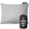 Wise Owl Outfitters Essentials Airplanes, Camping, and Travel-Memory Foam Washable Pillow-Small, Medium (Pack of 1), Grey