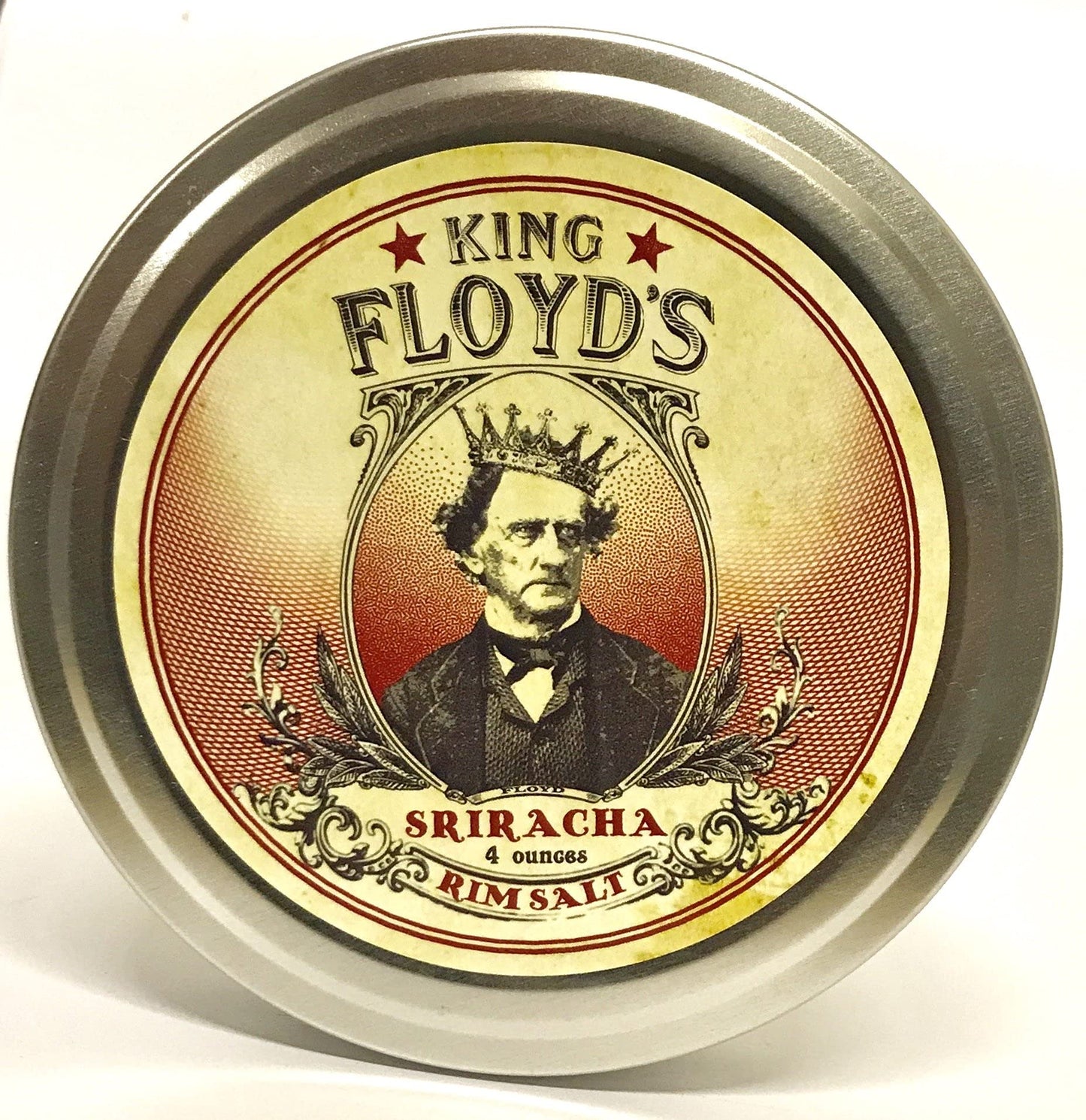 King Floyd's Sriracha Blend Rimming Salt, A+ Blend of Spices and Salt, Dress up your Margaritas and Palomas and kick it up a notch with this Beautiful and Delightful Addition, 4.0 oz Tin
