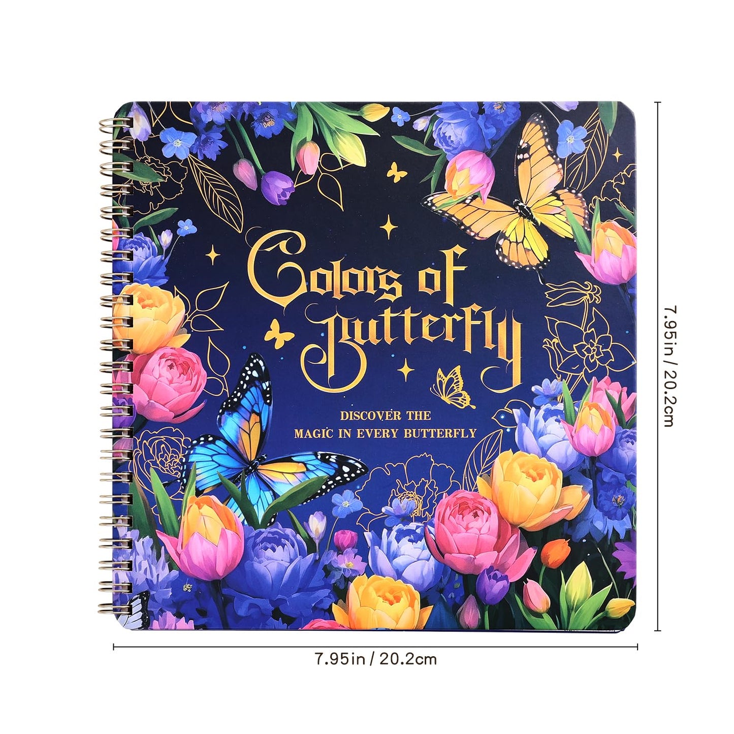 Women's Coloring Book 30 Pages Butterfly & Flower Pattern Coloring Books for Adults to Relax and Relieve Anxiety, Gift for Mother's Day, Birthdays, Christmas, Anniversaries