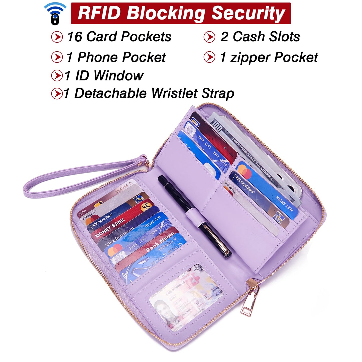 Qiyuer Purse For Womens Purses And Handbags Satchel Wallet Sets Work Tote Bags Lavender