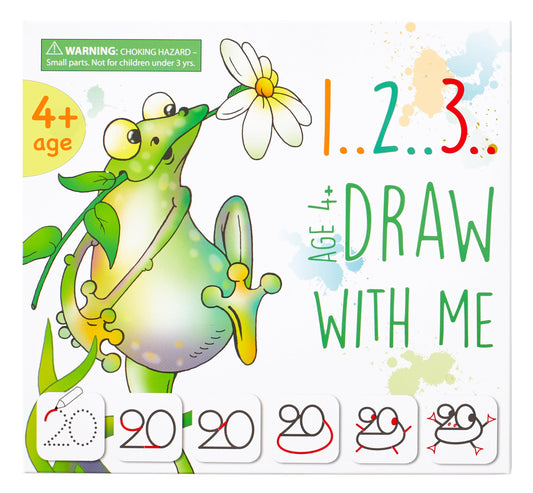 MD CREATIVE Learning Activity - Drawing with Numbers Educational Game, Perfect for Kids, Preschoolers Who Love Toys, Art and Craft Activities, Gifts for Girls and Boys Ages 3, 4, 5, 6