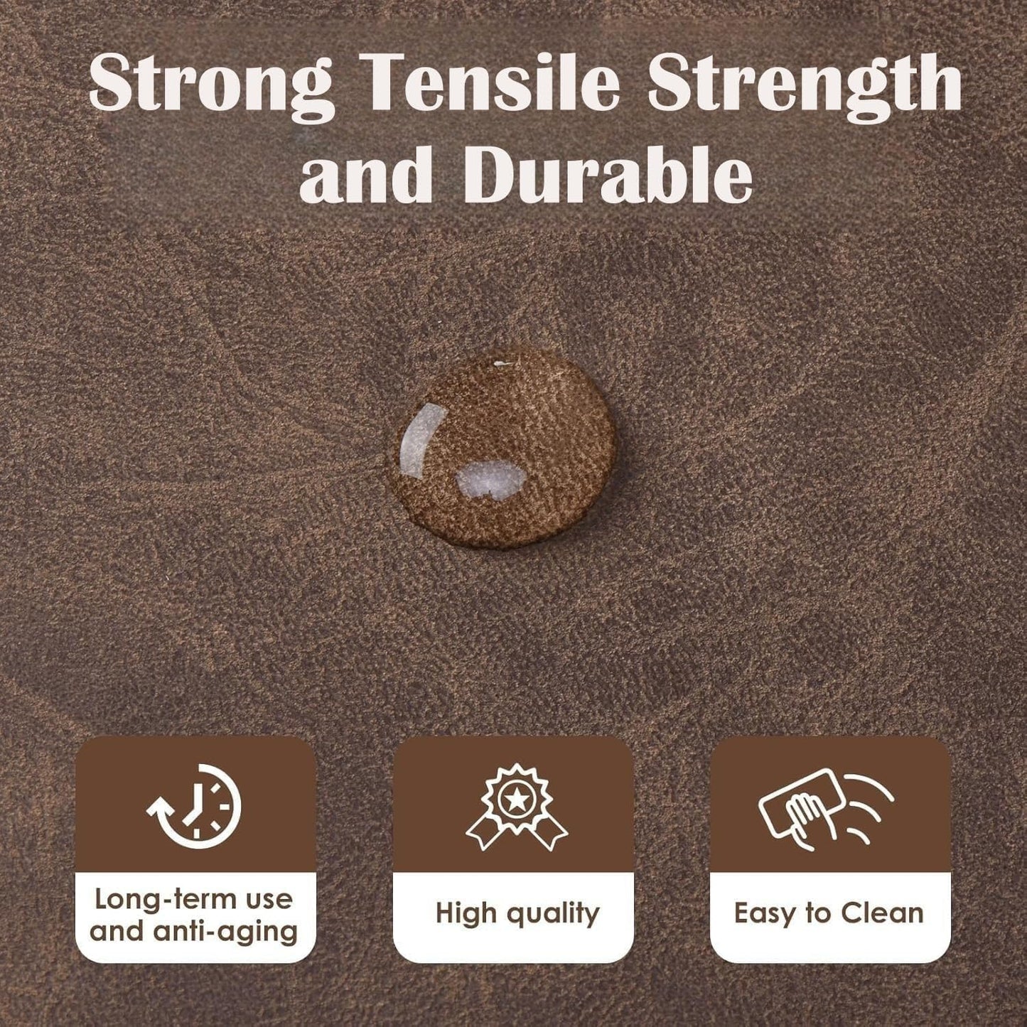 FONTOI Faux Leather Recliner Chair, Pushback Recliner Chair with Adjustable Backrest Footrest, Mid Modern Reclining Chair with Overstuffed Arms Lumbar Support for Reading, Living Room, Coffee