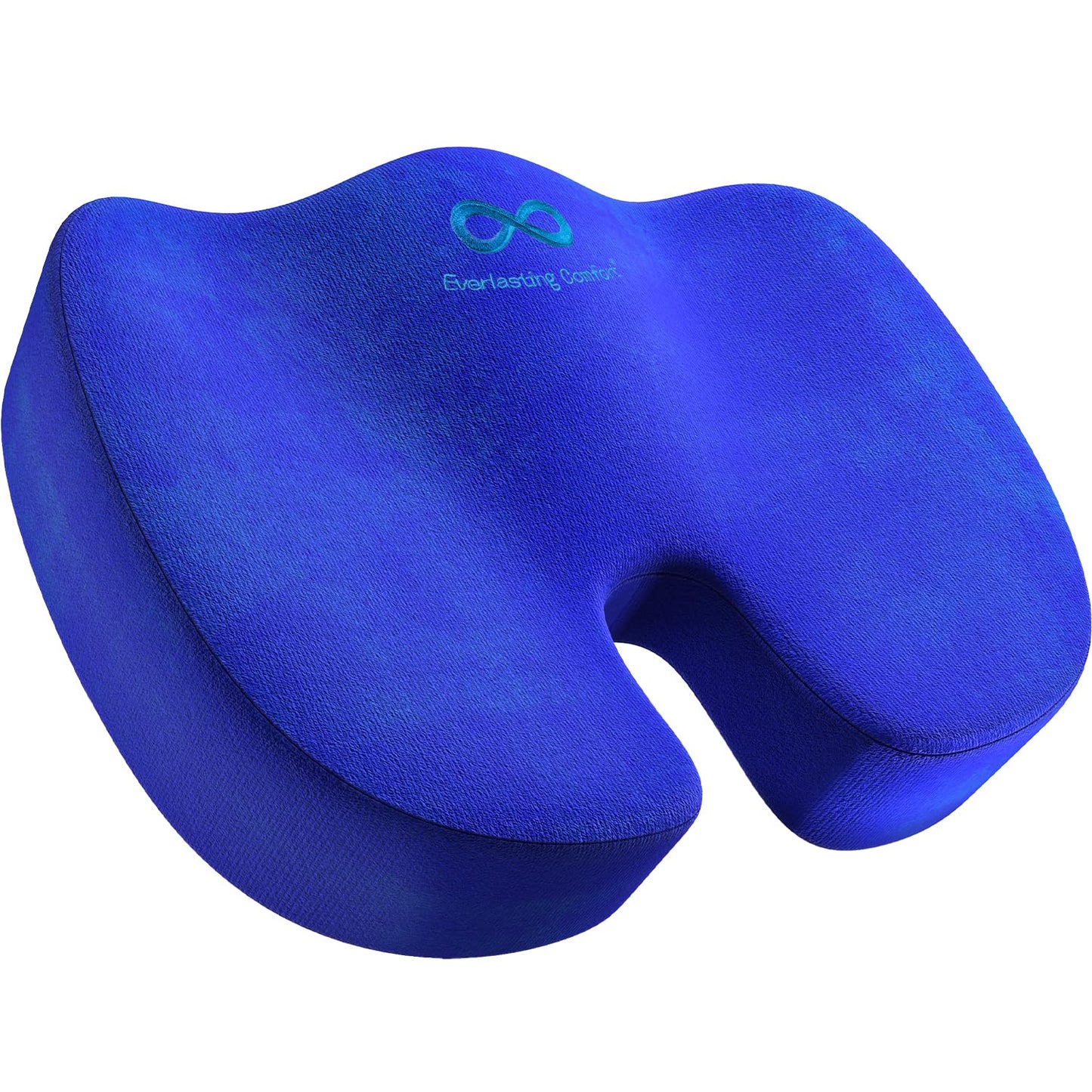 Everlasting Comfort Doctor Recommended Memory Foam Seat Cushion for Office Chairs & Car Seat - Ergonomic Office Desk Accessories for Tailbone Pain Relief, Sciatica & Back Support