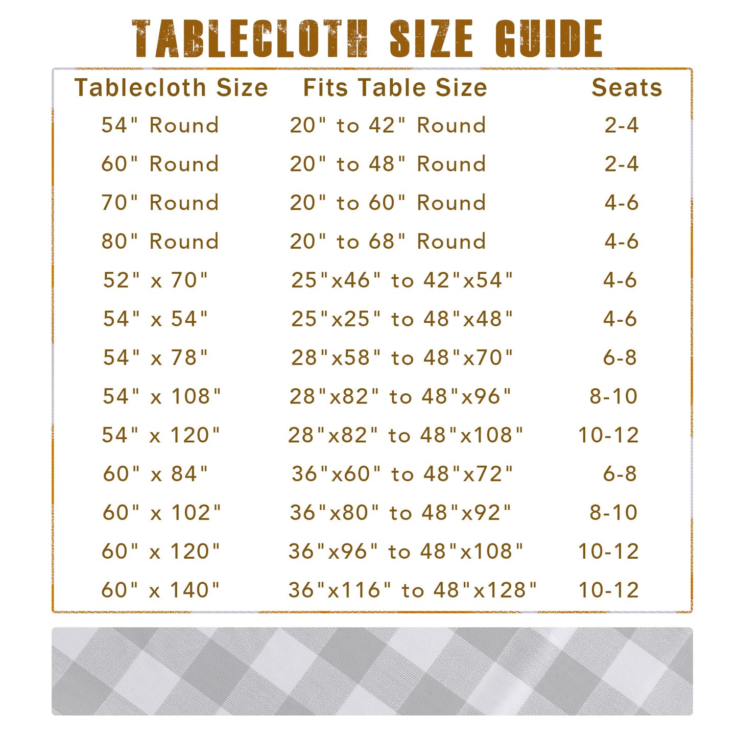 sancua Checkered Vinyl Rectangle Tablecloth, 60 x 102 Inch, 100% Waterproof Oil Proof Spill Proof PVC Table Cloth, Wipe Clean Table Cover for Dining Tables, Buffet Parties, Teal and White