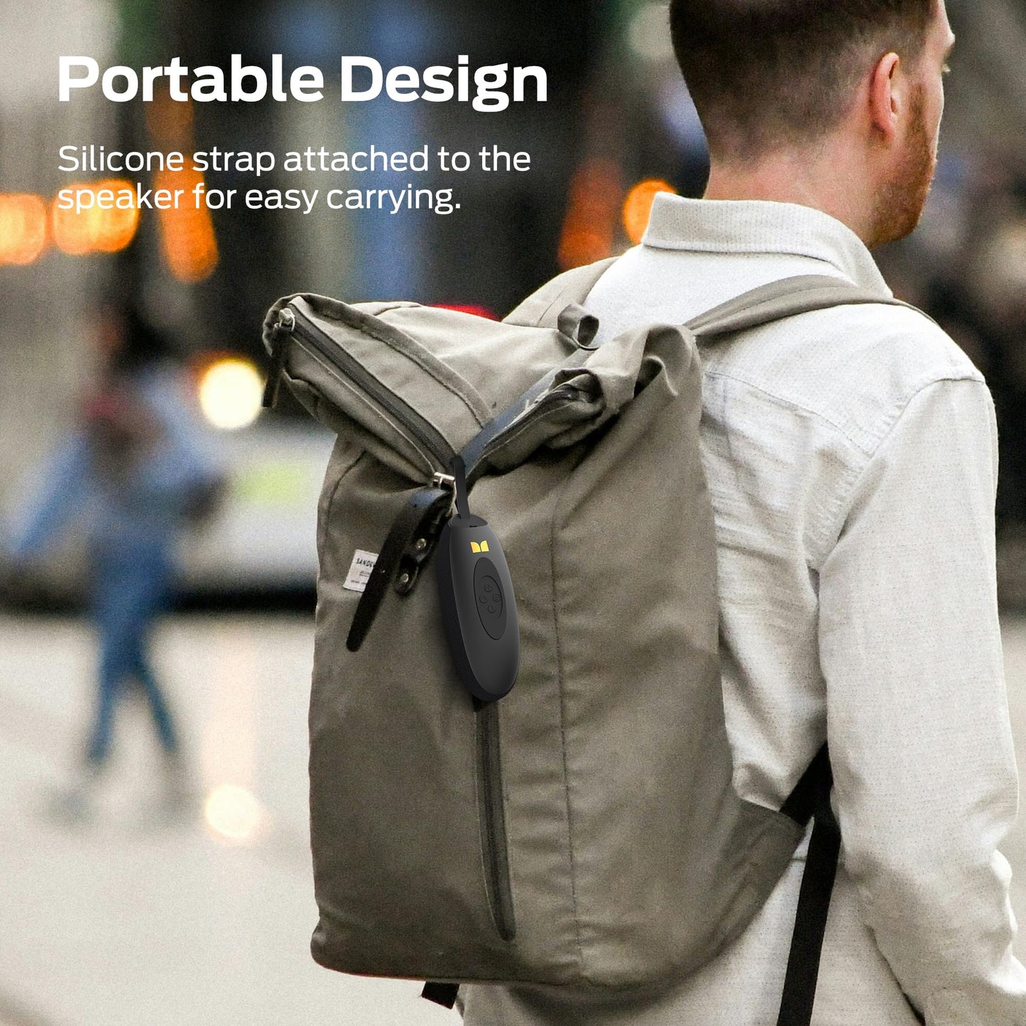 Monster S260 Bluetooth Speaker, Portable Wireless Speaker with 10W Powerful Sound, Small Speakers with Bluetooth 5.4, True Wireless Stereo Pairing, IPX5 Waterproof, 5H Playtime, Built-in Mic