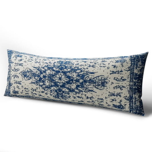 Miwasion Microfiber Body Pillow Cover with Hidden Zipper,Soft and Comfortable Fabric Body Pillow Cases,Lightweight and Breathable,The Size is 20"X 54" (Blue-Bohemian-15)