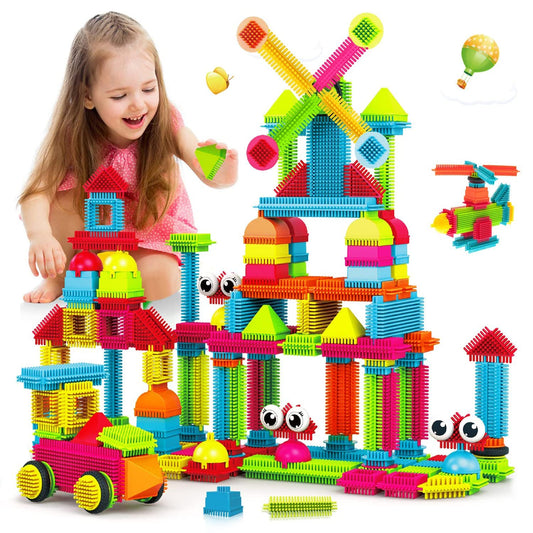 Contixo STEM Building Toys - 110 pcs Marble 3D Magnetic Run Tiles Learning Stacking Educational Building Blocks Set, Creativity Beyond Imagination, Inspirational, Recreational Toy for Kids