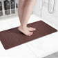Non Slip Bathtub Mat,Anti Slip Shower Mat,Fast Drying Bath Tub Mats,Foot Scrubber Mat,Anti Slip Mat for Tub,Floor,Bathroom,Home,Kitchen,Hotel (Grey 24x16 Inch)