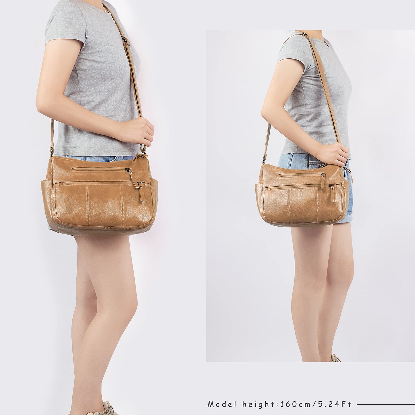 VOLGANIK ROCK Purses for Women Soft PU Leather Shoulder Bag Ladies Crossbody Purse and handbags Lightweight Pocketbook