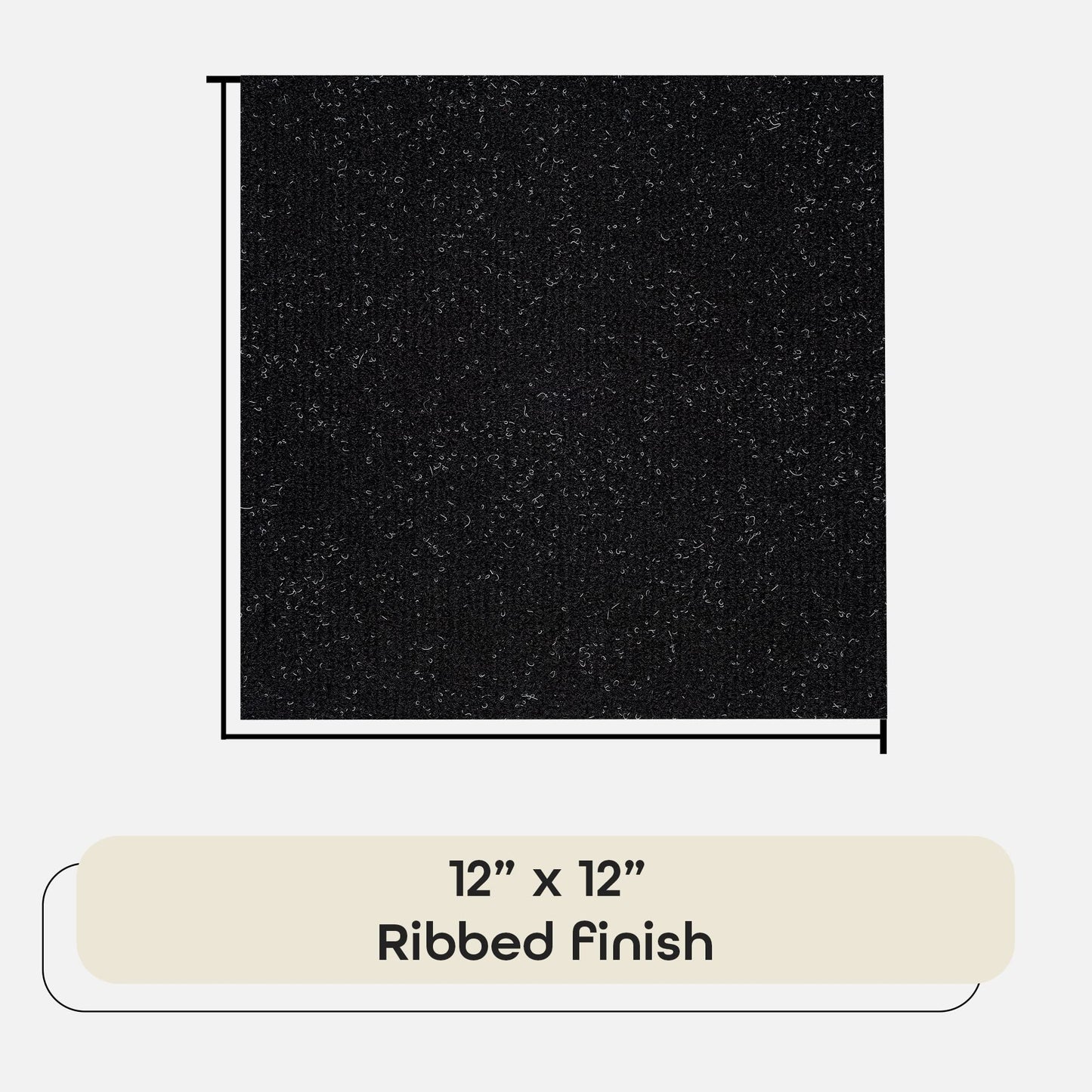 Nexus Self Adhesive 12-Inch Carpet Floor Tiles, 12 Tiles - 12" x 12", Jet Black - Peel & Stick, DIY Flooring for Kitchen, Dining Room, Bedrooms & Bathrooms by Achim Home Decor