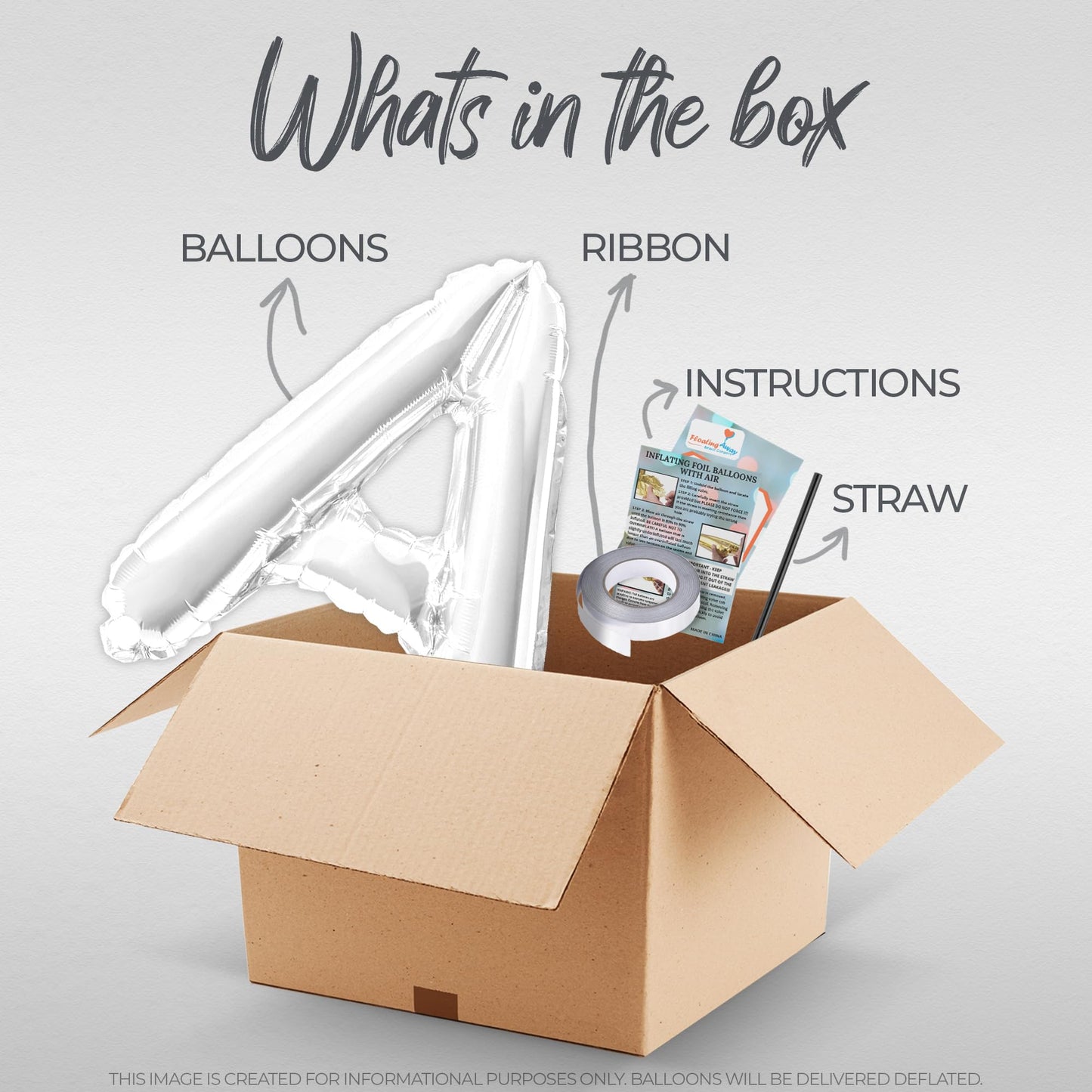 Letter Balloons - HAVE YOURSELF A MERRY LITTLE CHRISTMAS 16" Inch Alphabet Letters Foil Mylar Balloon Christmas and Holiday Party Balloon Banner (White)