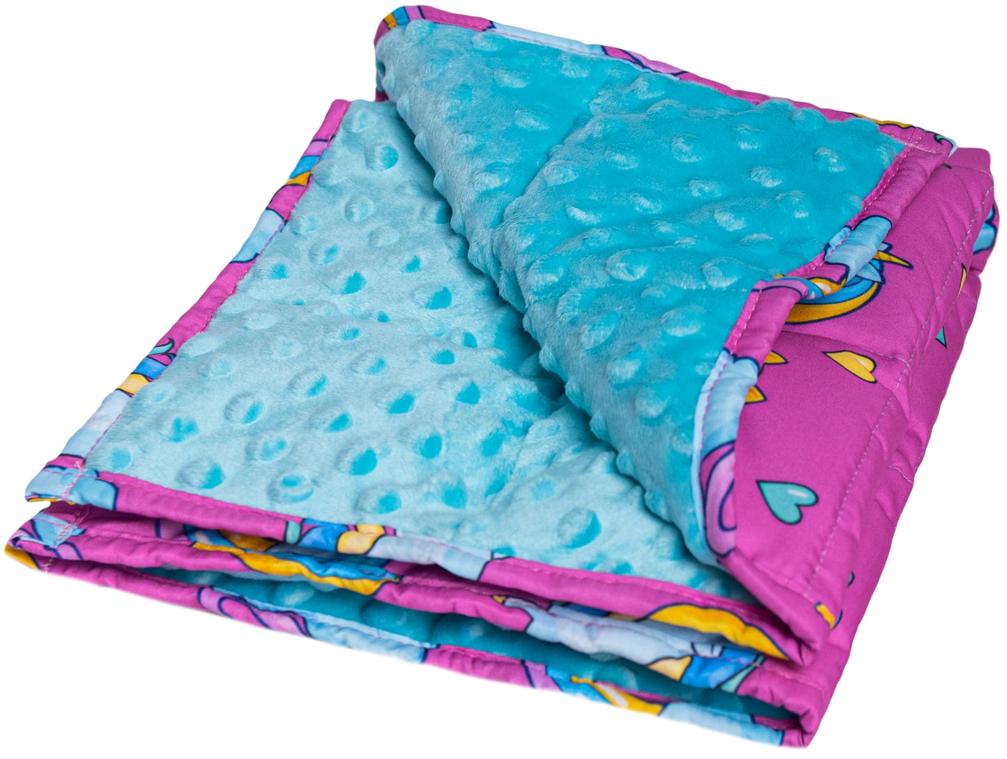 NATAHEAVEN Sensory Weighted Lap Pad 5 lbs - Teenager Boys Girls -Soft Warm Comfortable Items for Calm Down - Weighted Lap Pad for Kids with Sensory Needs - 18 * 21 inch