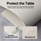 Baroyal Faux Leather Placemats Set of 6 Vinyl Washable Wipeable Table Mats for Kitchen Dining Table Heat Resistant Waterproof Modern Indoor/Outdoor Placemats Non-Slip Easy Clean Place Mats-Cream White