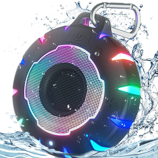 HEYSONG Waterproof Shower Bluetooth Speaker, Durable & Portable with Clear Sound, Ideal for Shower, Pool, Beach & Kayaking – Great Gift for All Ages
