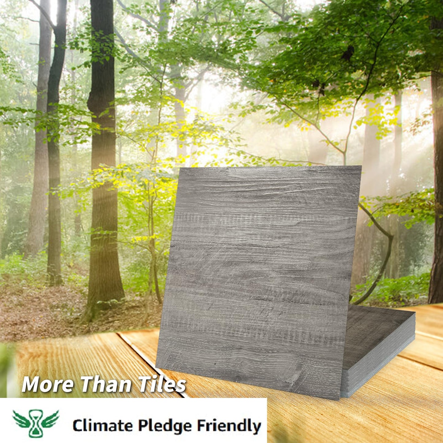 Art3d Peel and Stick Vinyl Floor Tiles 30-Pack 12 x 12 inch, Self Adhesive Waterproof Flooring Wood Planks for Kitchen, Dining Room, Bedrooms, Cover 30 Sq. Ft, Taupe Ash