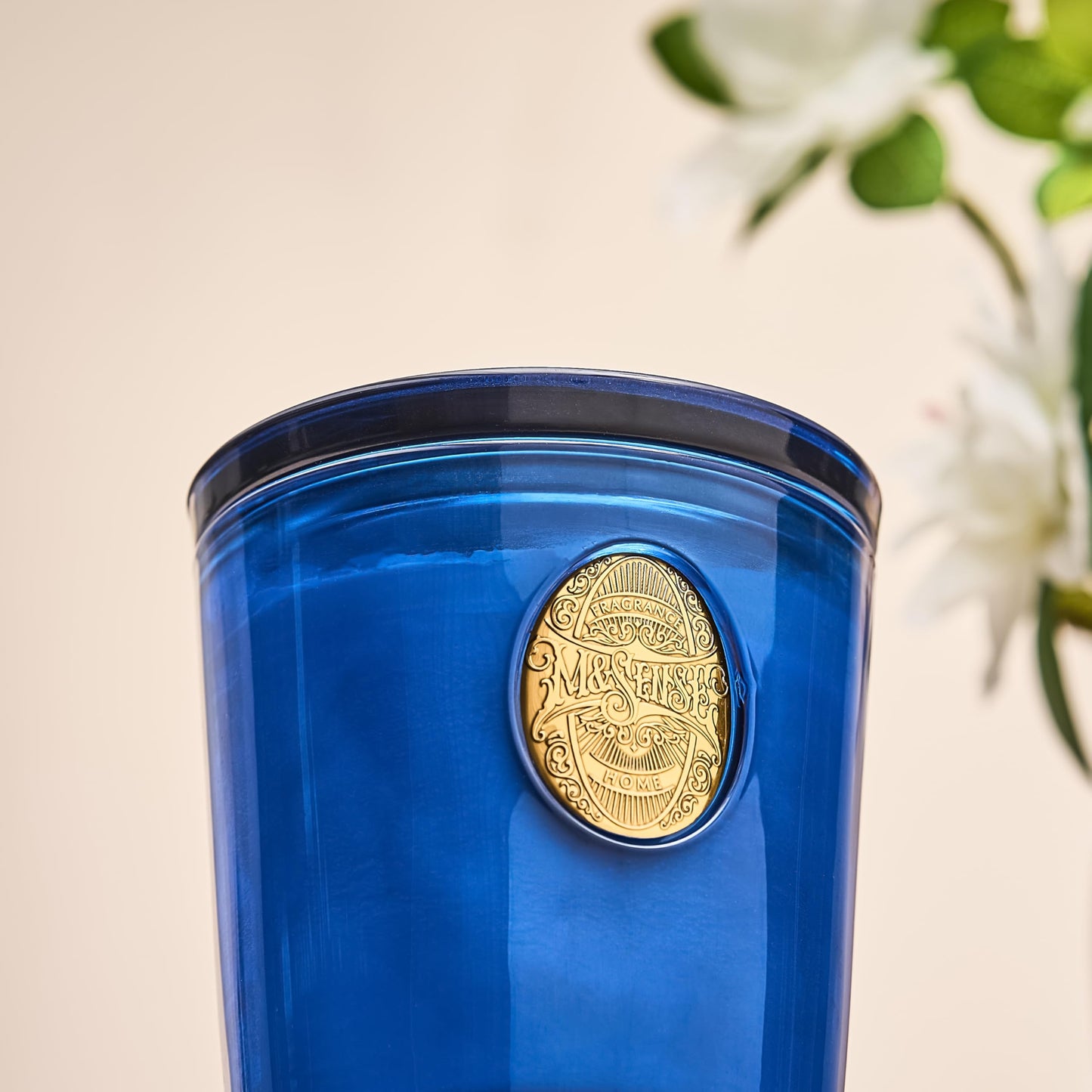 M&SENSE Natural Strong Summer Soy Candle | Summer's Night & Blue | 9.2 oz, 50H Burn Time | Luxury Scented Candle for Relaxation, Gifting, Home Décor | Ideal for Bedroom, Office, Party Ambiance