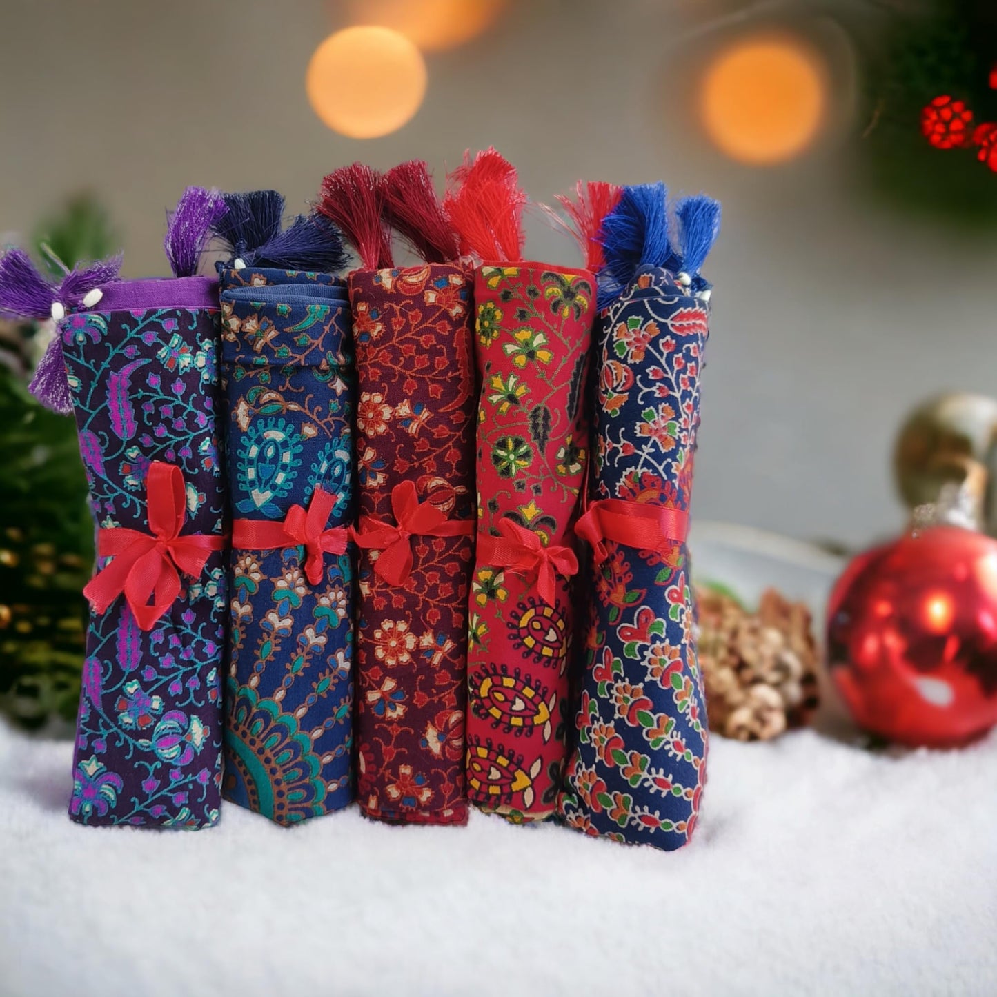 Third Eye Export 100% Cotton Mandala Pillow Covers Set of 5 Pcs Throw Pillows for Couch Decorative Pillow Covers 16x16 in. Boho Throw Pillows Farmhouse Pillow Covers for Arabian Night Party